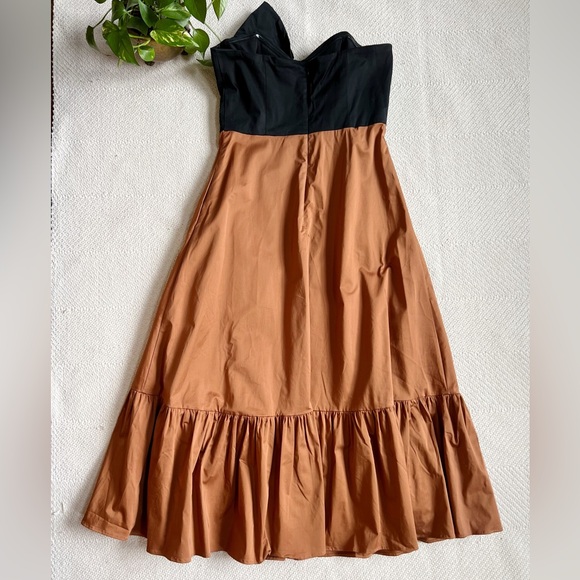 Anthropologie Hutch Hutch Bow-Tie Maxi Dress in Colorblock - Picture 9 of 11